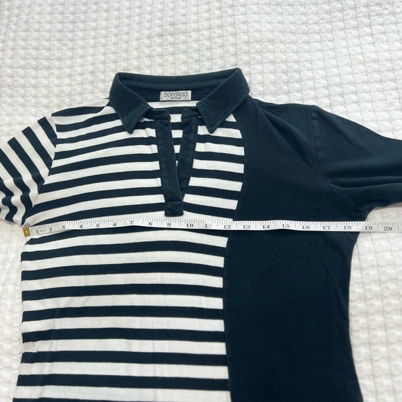 Bordado Woman’s Med Cotton Collared Stripe Shirt - Picture 3 of 9